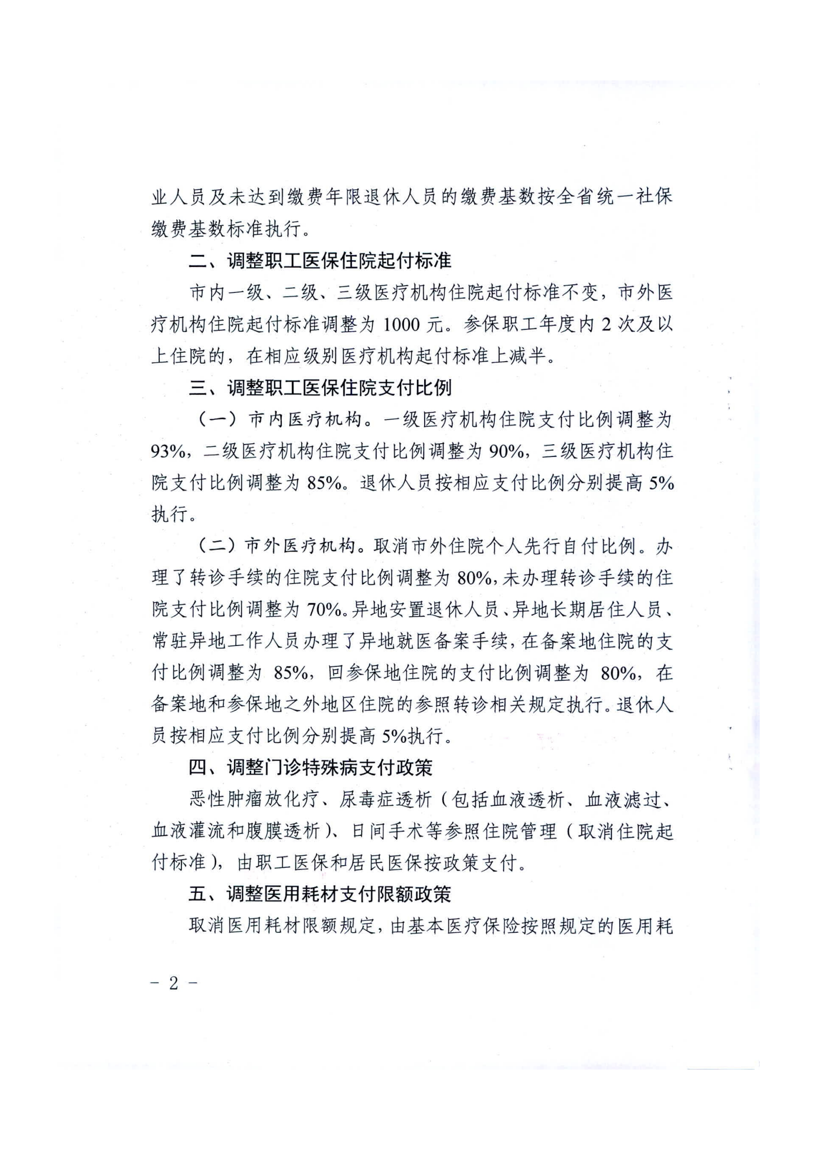潜医保发〔2021〕17号 关于调整部分医疗保障待遇政策的通知_01.png