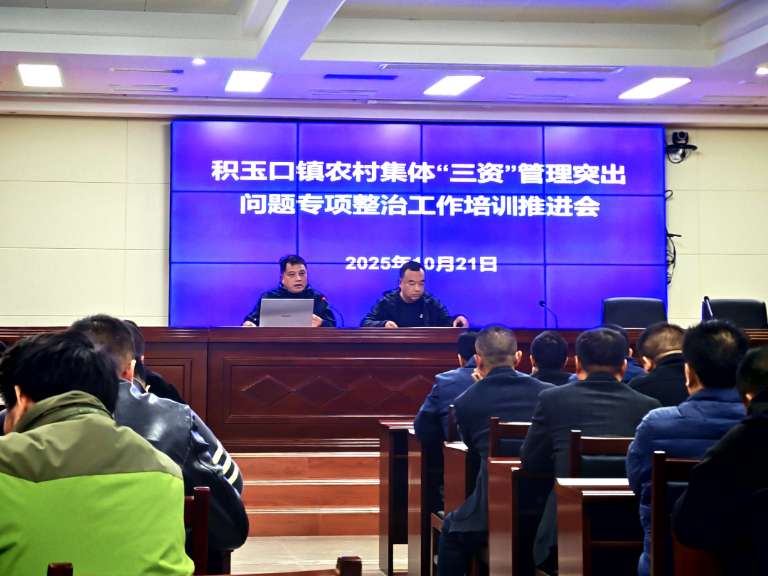 积玉口镇召开深入推进全镇农村集体“三资”清查整治工作会议