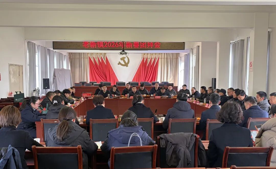 “政企银”同心贺新春 聚合力共促新发展——老新镇召开新春团拜会暨政企银座谈会