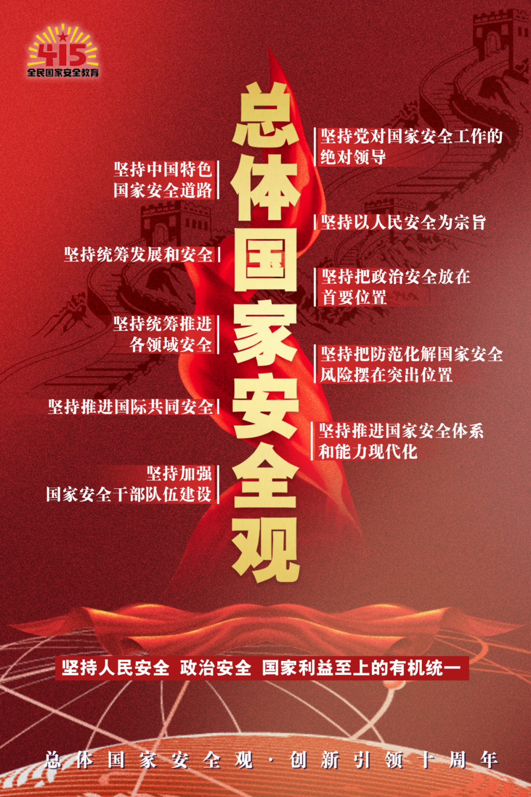 全民国家安全教育日宣传海报发布